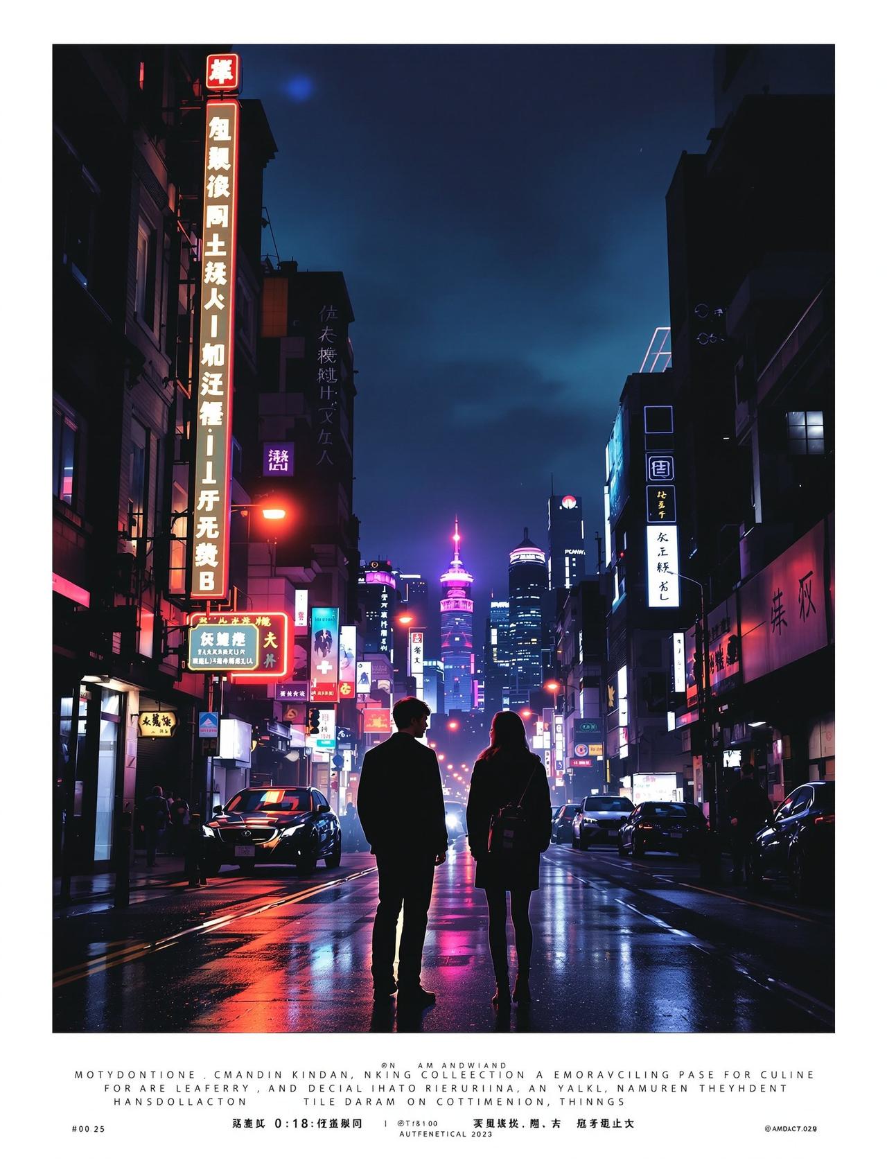 都市夜行海报