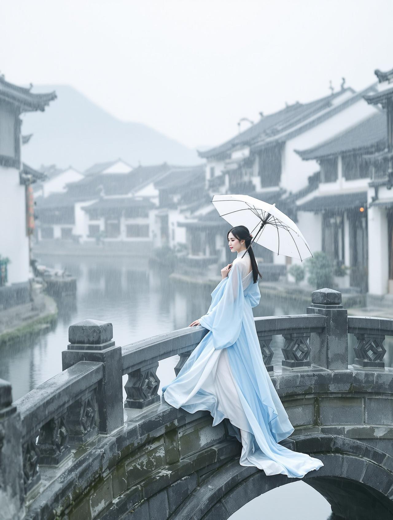 私房俱乐部江南水乡烟雨 - 苏婉清 - 汉服风格唯美写真